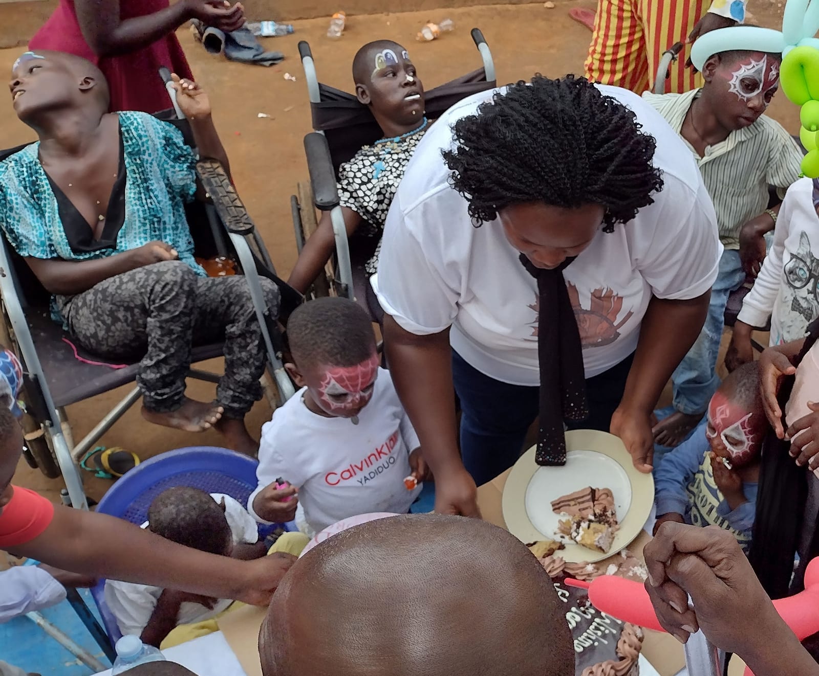 Christmas celebration with most disadvantaged children
